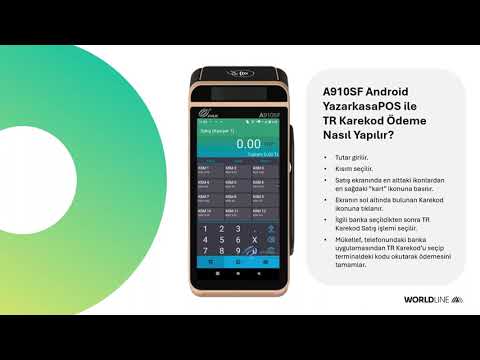 A910SF Android YazarkasaPOS ile TR Karekod Ödeme Nasıl Yapılır?