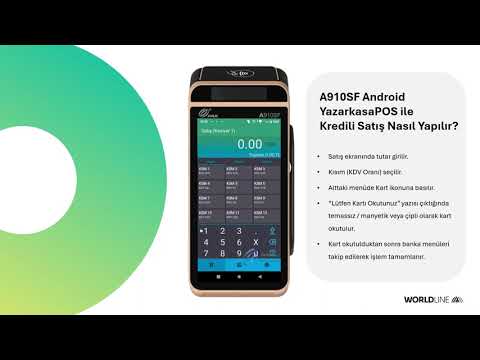 A910SF Android YazarkasaPOS ile Kredili Satış Nasıl Yapılır?