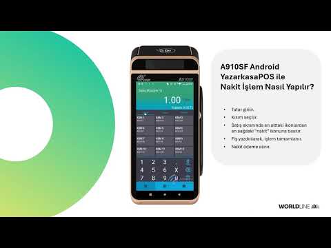 A910SF Android YazarkasaPOS ile Nakit Satış Nasıl Yapılır?